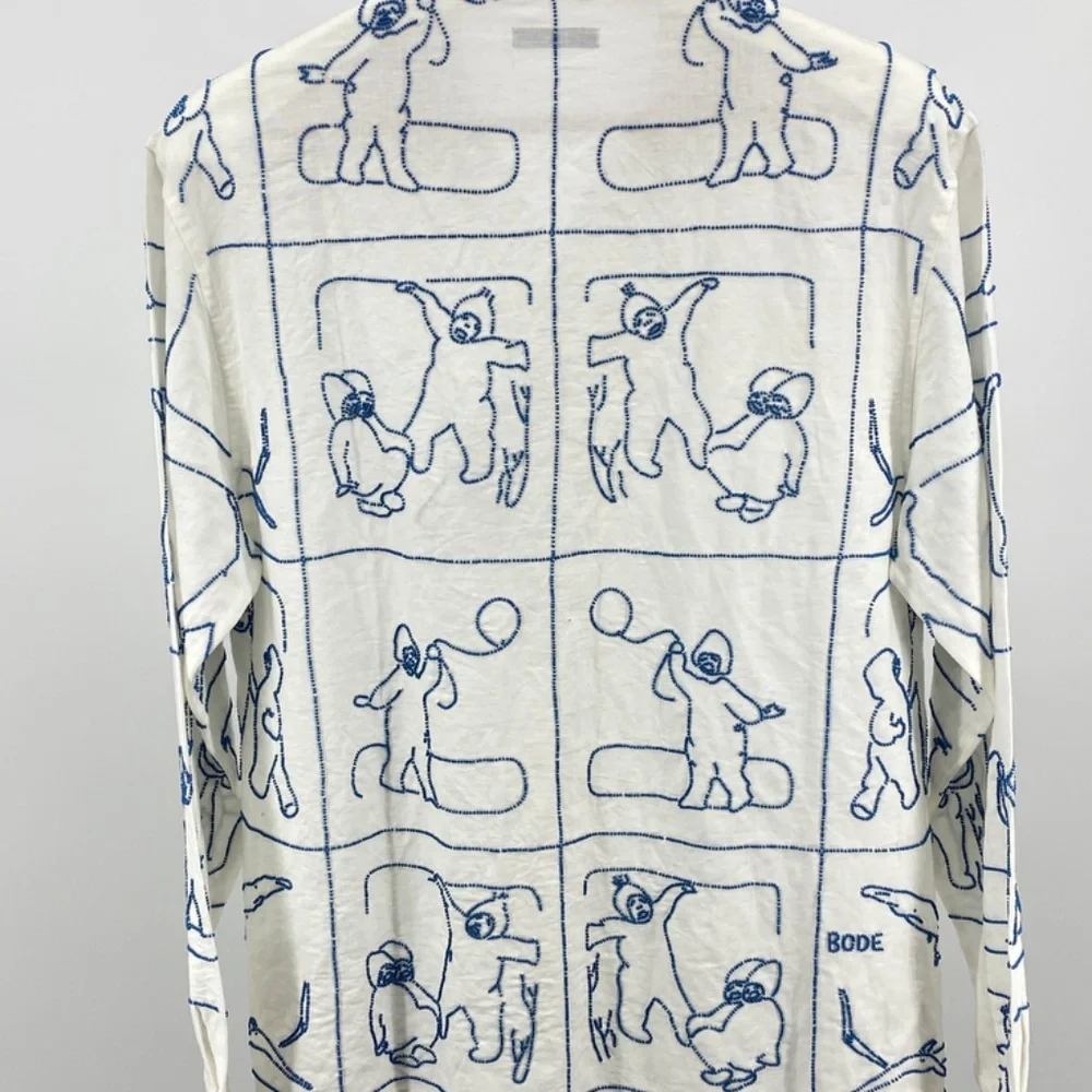 Bode FW21 Beaded Shirt - Picture 2 of 5